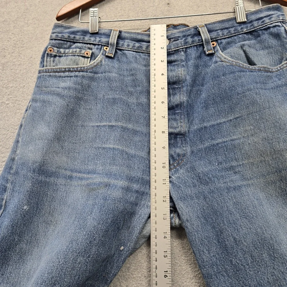 VINTAGE Levi's 501 Men Jeans 36X30 Blue Denim Original Fit Straight Leg USA READ